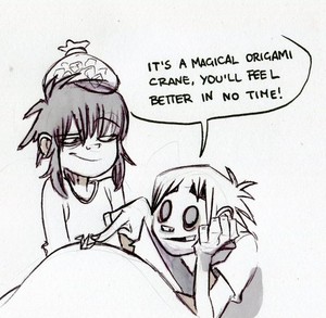 2-D and Noodle <3