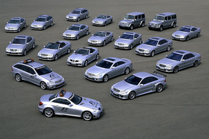  2004 AMG-Mercedes model lineup