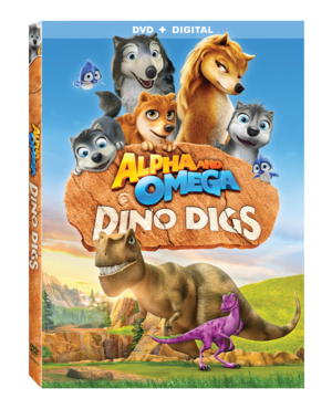  Alpha and omega Dino digs DVD cover