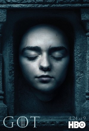  Arya Stark - Season 6- Hall of Faces Poster