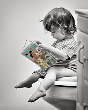  Child with book