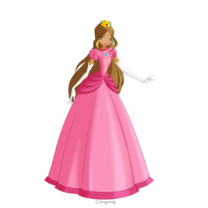 Flora as Princess Peach