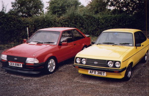 Ford Escort MkIII RS1600i and Escort MkII RS2000