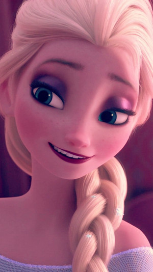  Frozen Fever Elsa Phone karatasi la kupamba ukuta