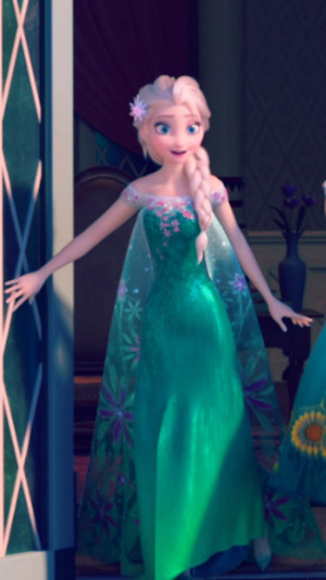  Frozen Fever Elsa Phone achtergrond