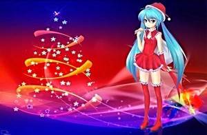  Hatsune Miku Рождество