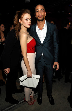  Holland Roden attends the Emporio Armani Sounds event in Los Angeles