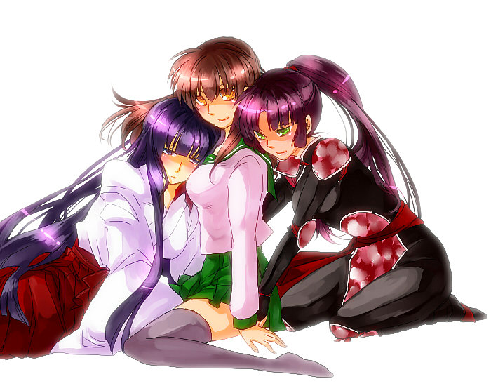 Kikyo, Kagome, and Sango (Inuyasha Girls)