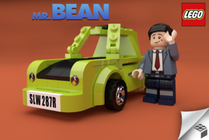 Mr bean in Lego