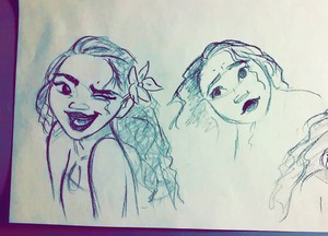 New official Moana drawing by Daniel Gonzales