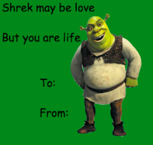  Sherk Valentines hari E cards