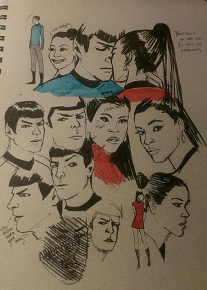  Spock and Uhura studies sejak murrmernator
