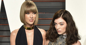 Taylor Swift and Lorde attend the 2016 Vanity Fair Oscar Party 