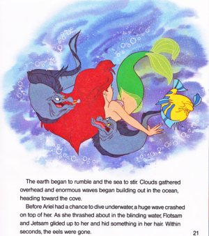  Walt Дисней Book Обои - The Little Mermaid: Ariel and the Mysterious World Above