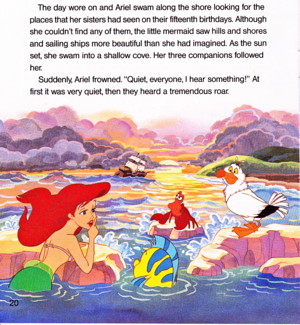  Walt 迪士尼 Book 图片 - The Little Mermaid: Ariel and the Mysterious World Above