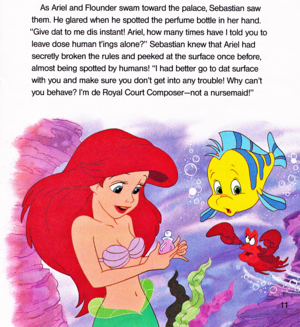  Walt Disney Book larawan - The Little Mermaid: Ariel and the Mysterious World Above