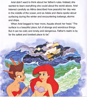  Walt Disney Book larawan - The Little Mermaid: Ariel and the Mysterious World Above