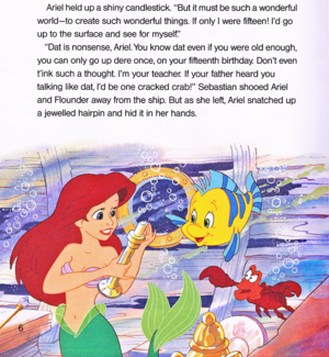  Walt disney Book Scans - The Little Mermaid: Ariel and the Secret Grotto (English Version)