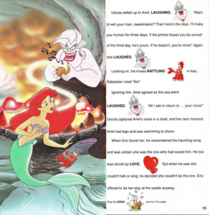  Walt Disney Book hình ảnh - The Little Mermaid: Golden Sound Story