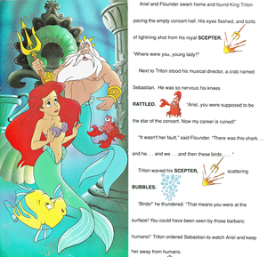  Walt Disney Book larawan - The Little Mermaid: Golden Sound Story