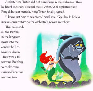  Walt Disney Book Scans - The Little Mermaid: requin Surprise (English Version)