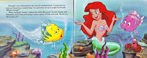  Walt disney Book imagens - The Little Mermaid's Treasure Chest: An Undersea Wish