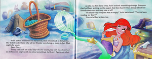  Walt 迪士尼 Book Scans - The Little Mermaid's Treasure Chest: Dear Diary