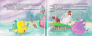  Walt disney Book Scans - The Little Mermaid's Treasure Chest: Dear Diary