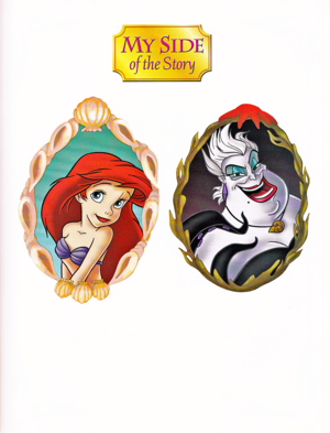 Walt Disney vitabu - The Little Mermaid: My Side of the Story (Princess Ariel)