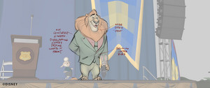  Zootopia - Mayor Lionheart animación draw overs