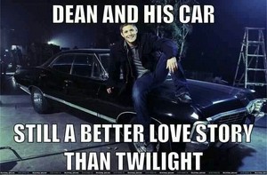  dean and his car