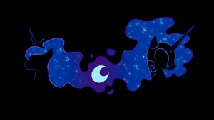  nightmare moon and princess Luna 壁紙