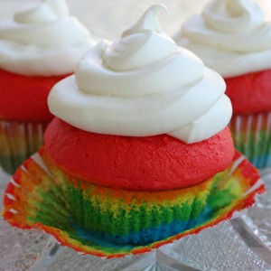  arcobaleno cupcakes unwrapped