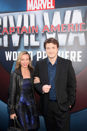  ‪Nathan Fillion‬ attends ‪Captain America‬ ‪Civil War‬ Premiere