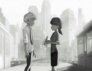  Adrien and Marinette - Paperman