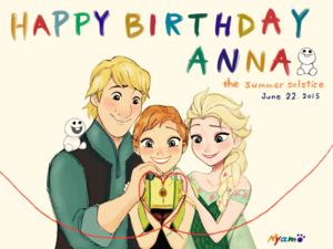  Anna, Elsa and Kristoff