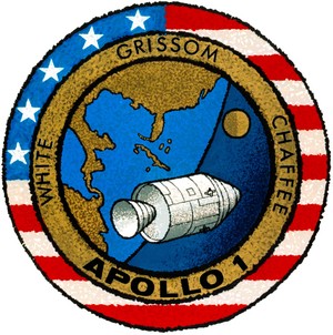 Apollo 1 Mission Patch  R.I.P. 