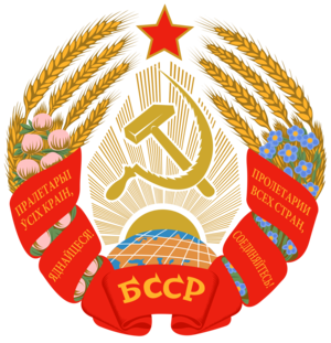  Belarus SSR casaco Of Arms 1981 1991