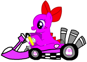  Birdo as a ポニー in her kart