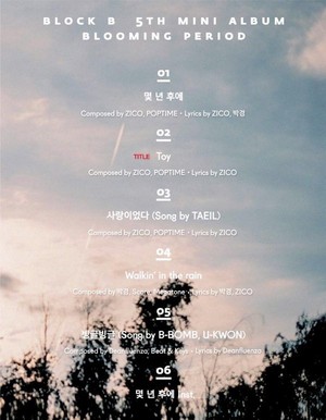  Block B reveal their 'Blooming Period' tracks!