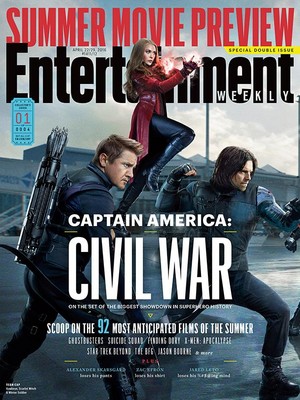  Captain America: Civil War - Entertainment Weekly Cover