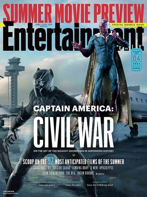 Captain America: Civil War - Entertainment Weekly Cover