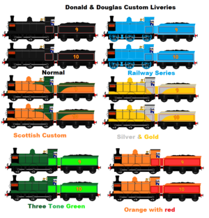  Donald Douglas and their custom liveries