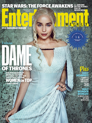  Emilia Clarke as Daenerys Targaryen in Entertainment Weekly Cover