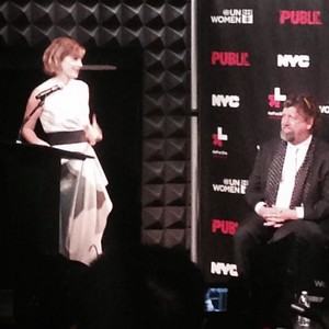  Emma Watson at the inauguration of HeForShe Arts Week in NY [March 8, 2016]