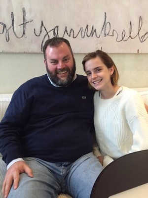  Emma and a fan in 2016
