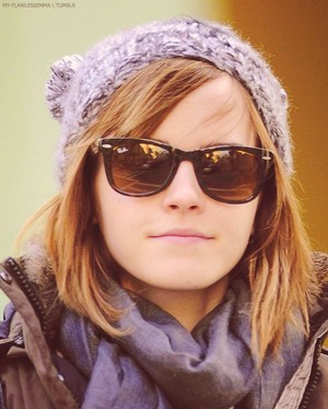  Emma wearing sunglasses
