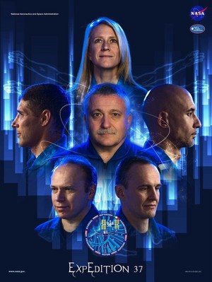  Expedition 37 Mission Poster