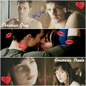 Fifty Shades of Grey Christian and Anastasia 