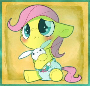  Fluttershy as a filly